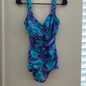 Women’s floral one piece swimsuit